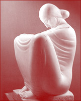 "CONTEMPLAZIONE", 1923, marmo, 104 cm, Galleria Mestrovic, Split (Institute of Art, Detroid, Stati Uniti d'America)     fotografia: Ivo Pervan