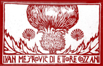 Numero di "L'Eroica" del 1914 (nel quale � presente "Il Sogno di Pietra" di Bistolfi), interamente dedicata a Ivan Mestrovic
