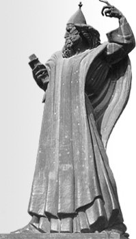 GRGUR NINSKI, monumento, bronzo, 750 cm, Split - Spalato