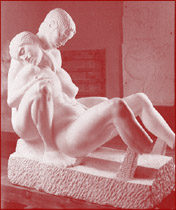 "VEDOVE" pietra, 1907, Galleria Mestrovic, Split    -fotografia: Ivo Pervan